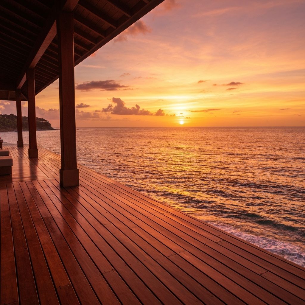 Lipa Noi sunset from villa